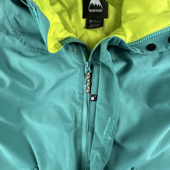 Burton Elodie Jacket Teen Girls Sz 18 XL Turquoise Dryride Snowboard Ski Winter - Picture 2 of 12